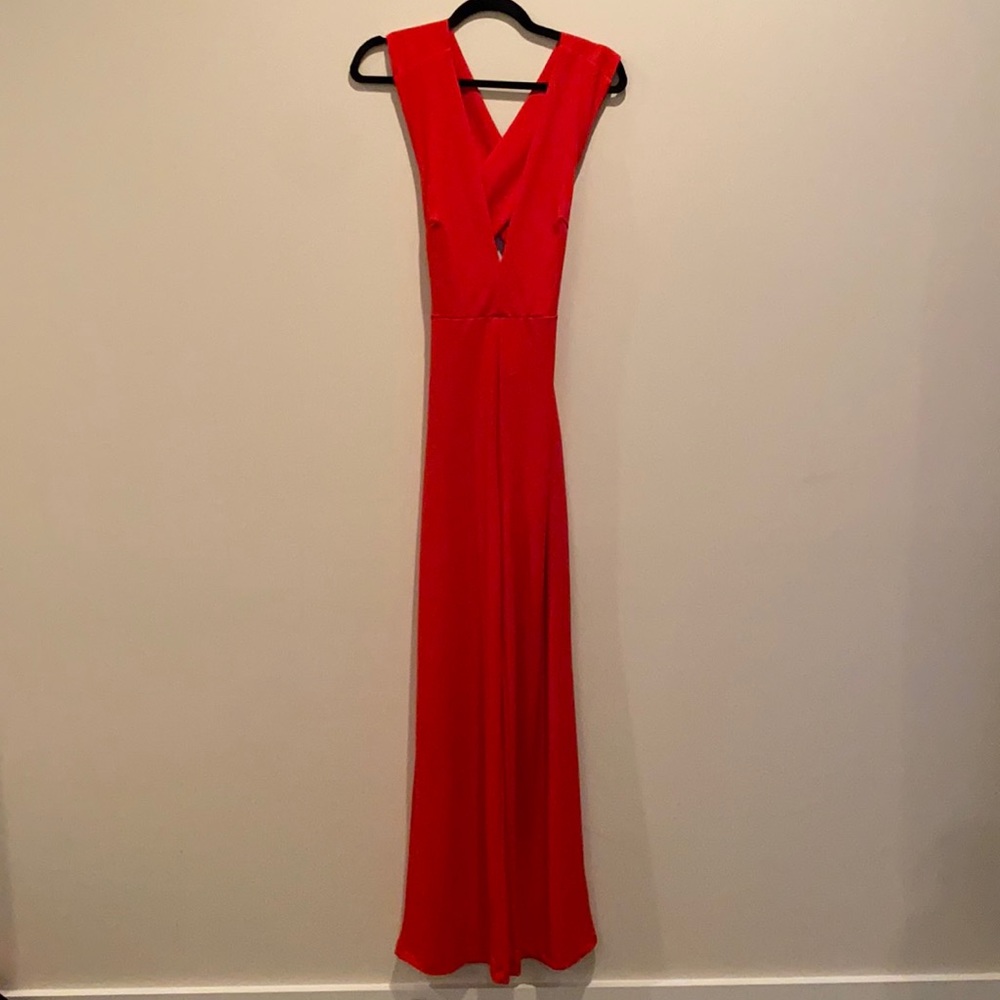 Red jumpsuit